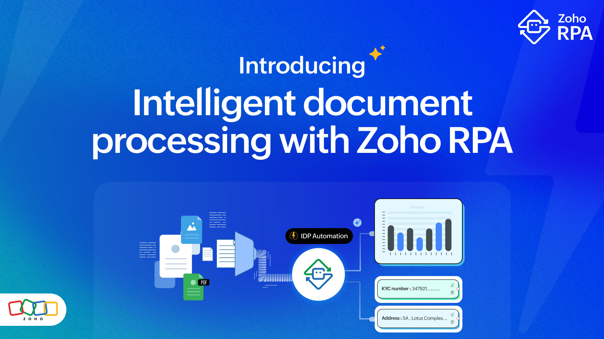 Introducing intelligent document processing with Zoho RPA