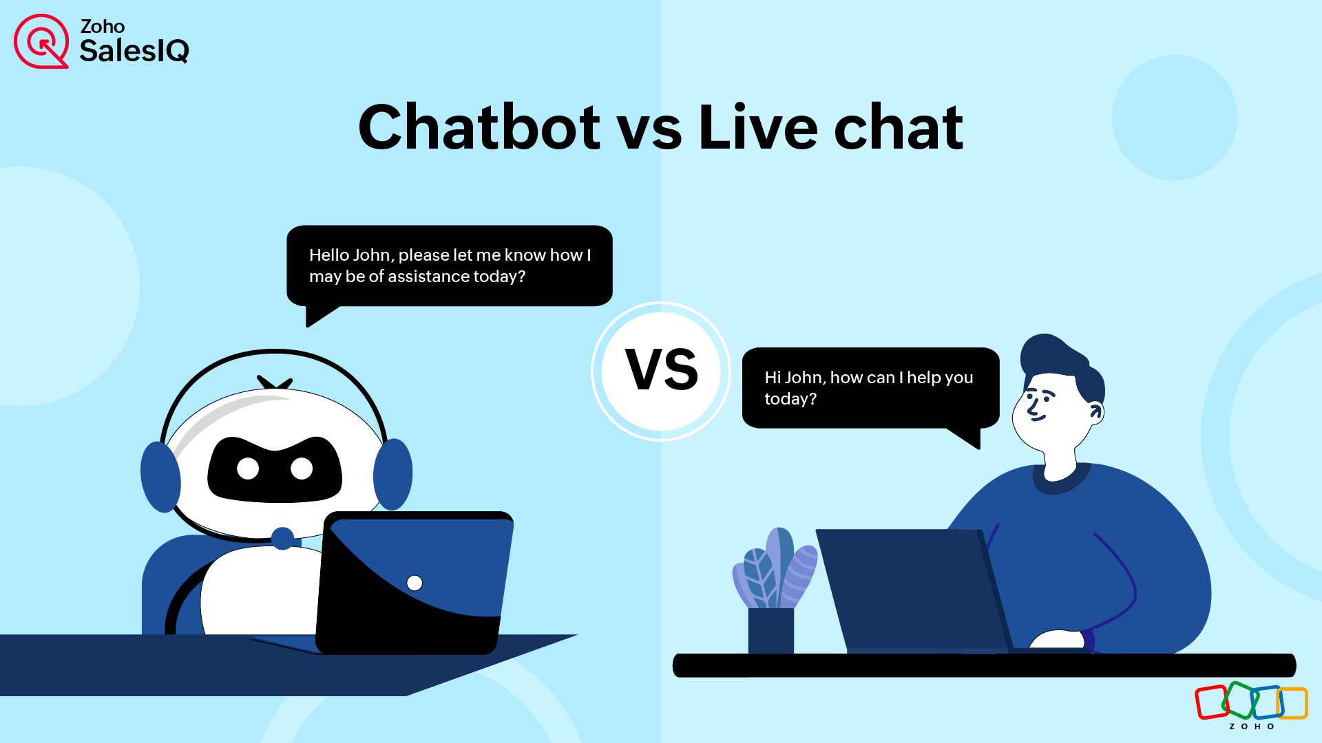 Chatbot vs live chat: Key differences and what to use for your business