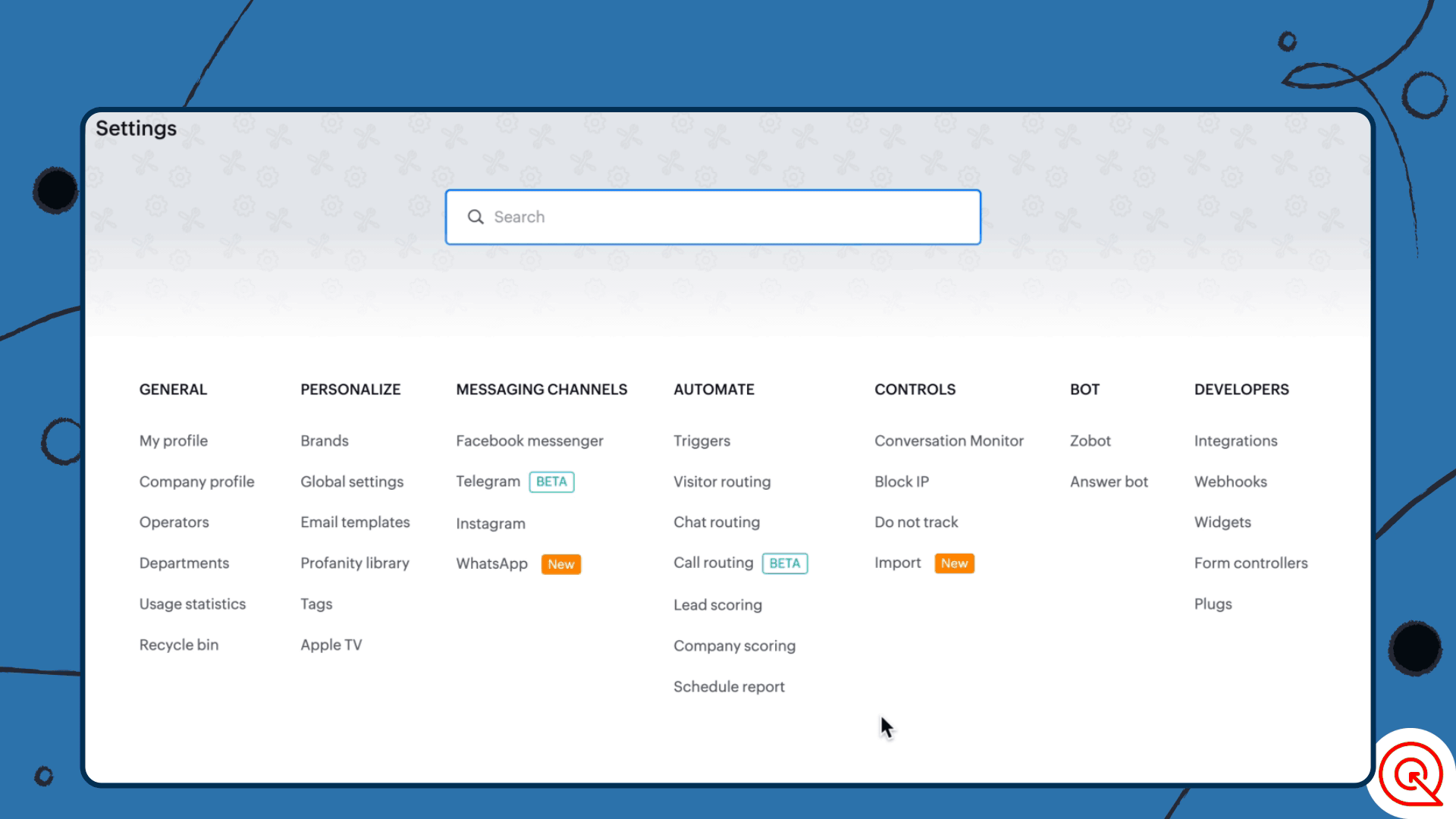 Bulk import of resources under knowledge base