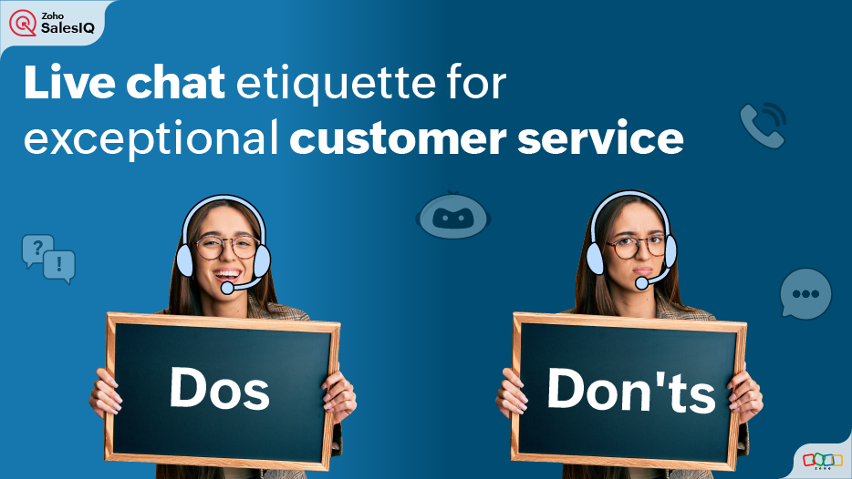 live chat etiquette for customer service