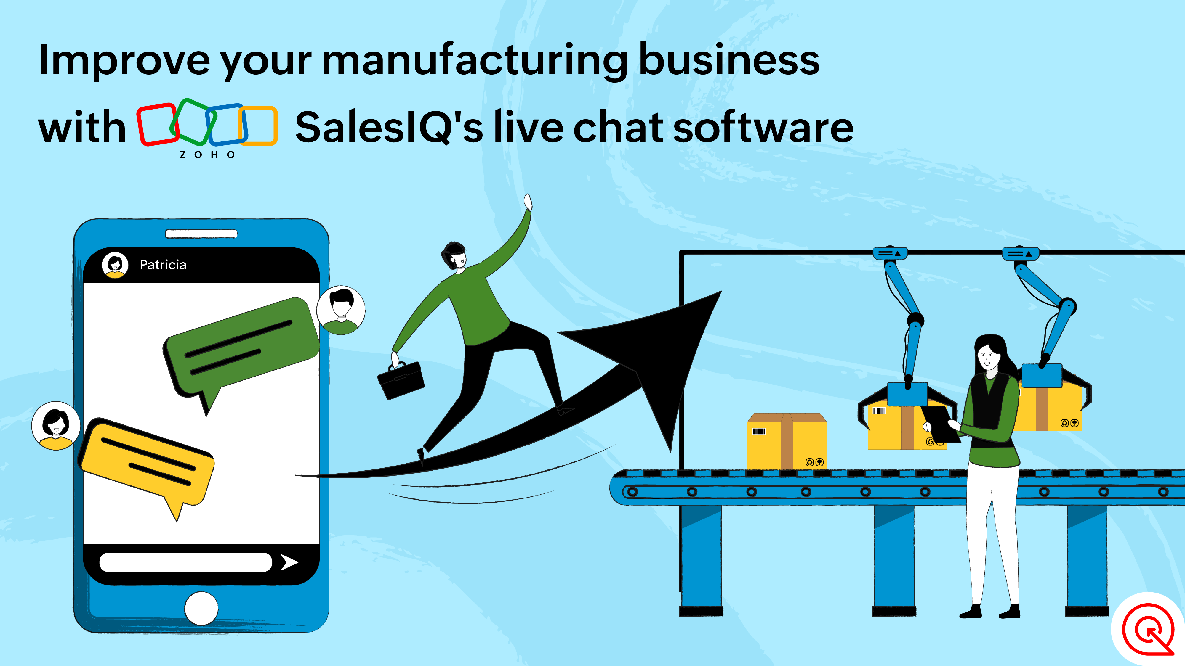 Improve your manufacturing business with live chat software