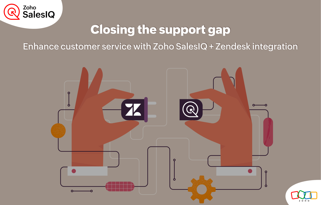 Closing the support gap: Enhance customer service with the Zoho SalesIQ + Zendesk Integration