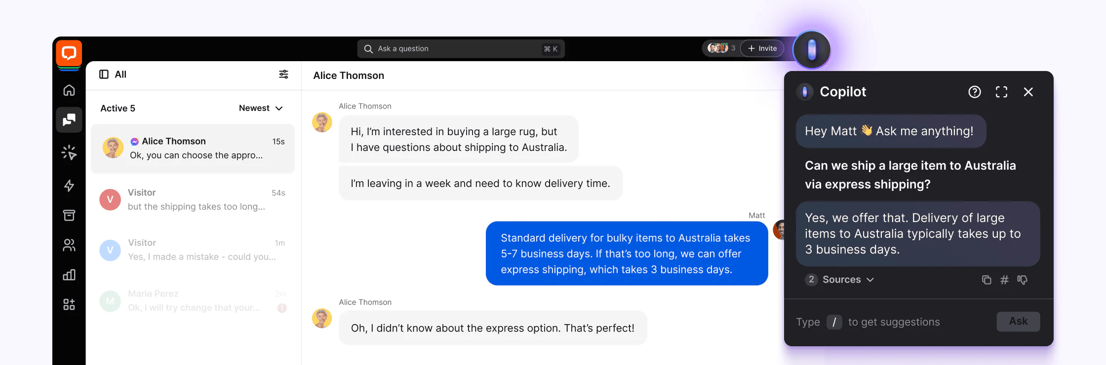 Live Chat Drift alternatives