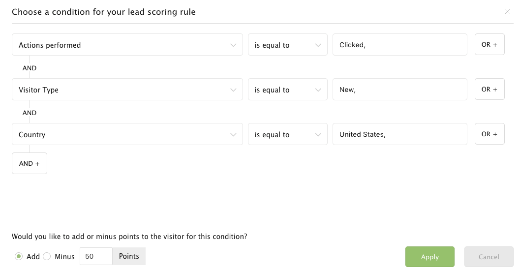 Lead scoring