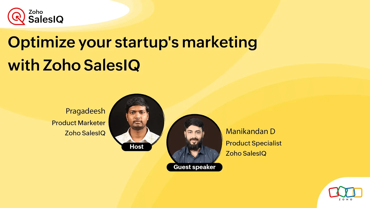 Marketing challenges for startups and how Zoho SalesIQ can help