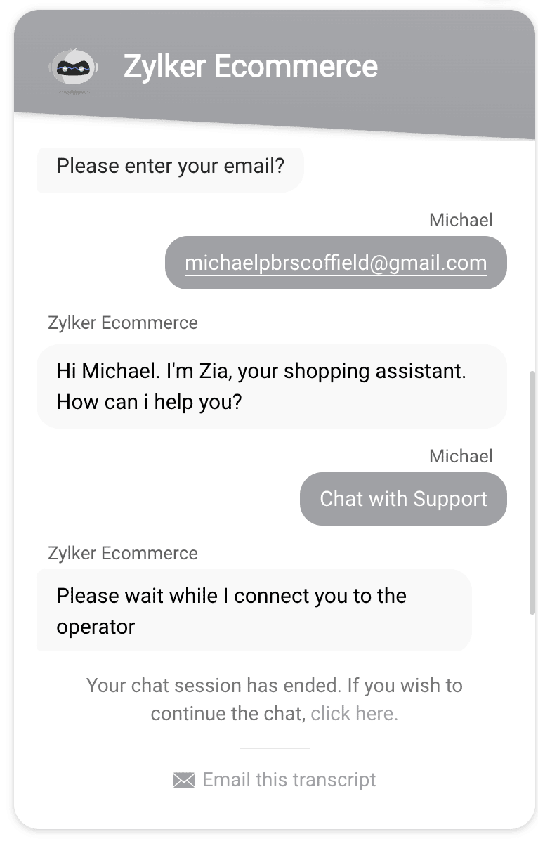 talk to customer support using ecommerce ai chatbots