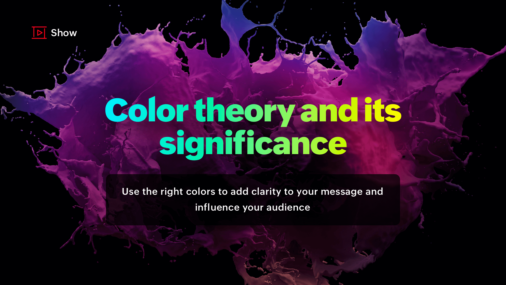 Color theory and its significance in presentations