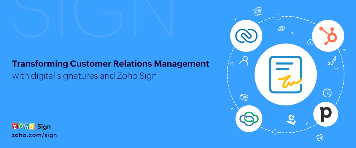 CRM with Zoho Sign