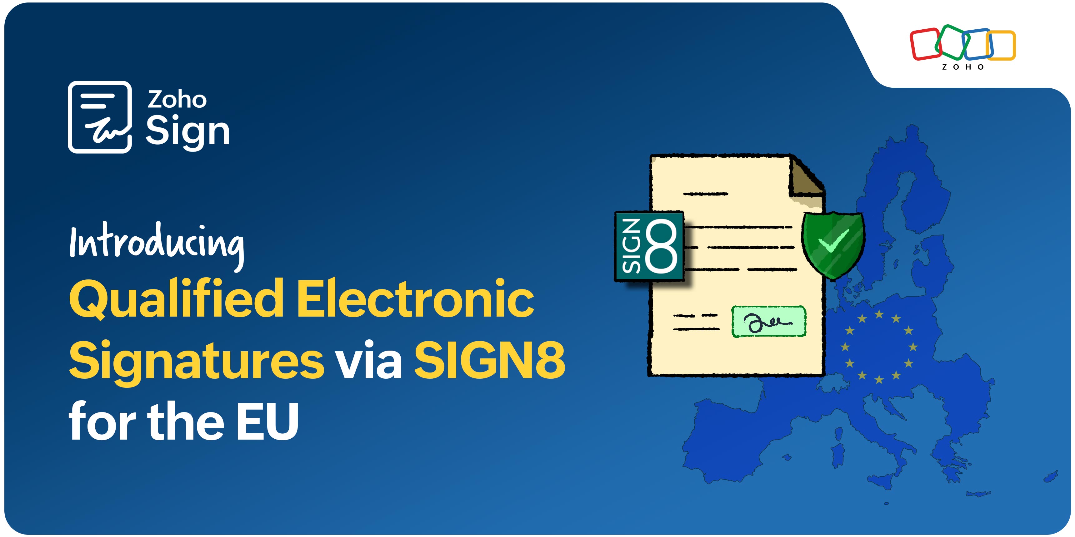 Introducing qualified electronic signatures via SIGN8 for the EU
