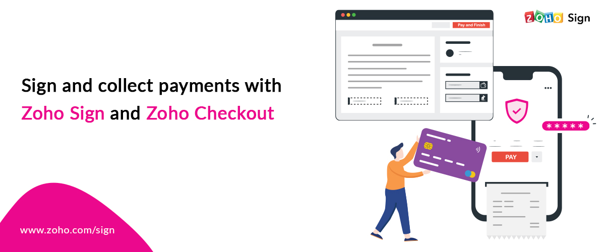 Zoho Sign and Zoho Checkout blog image