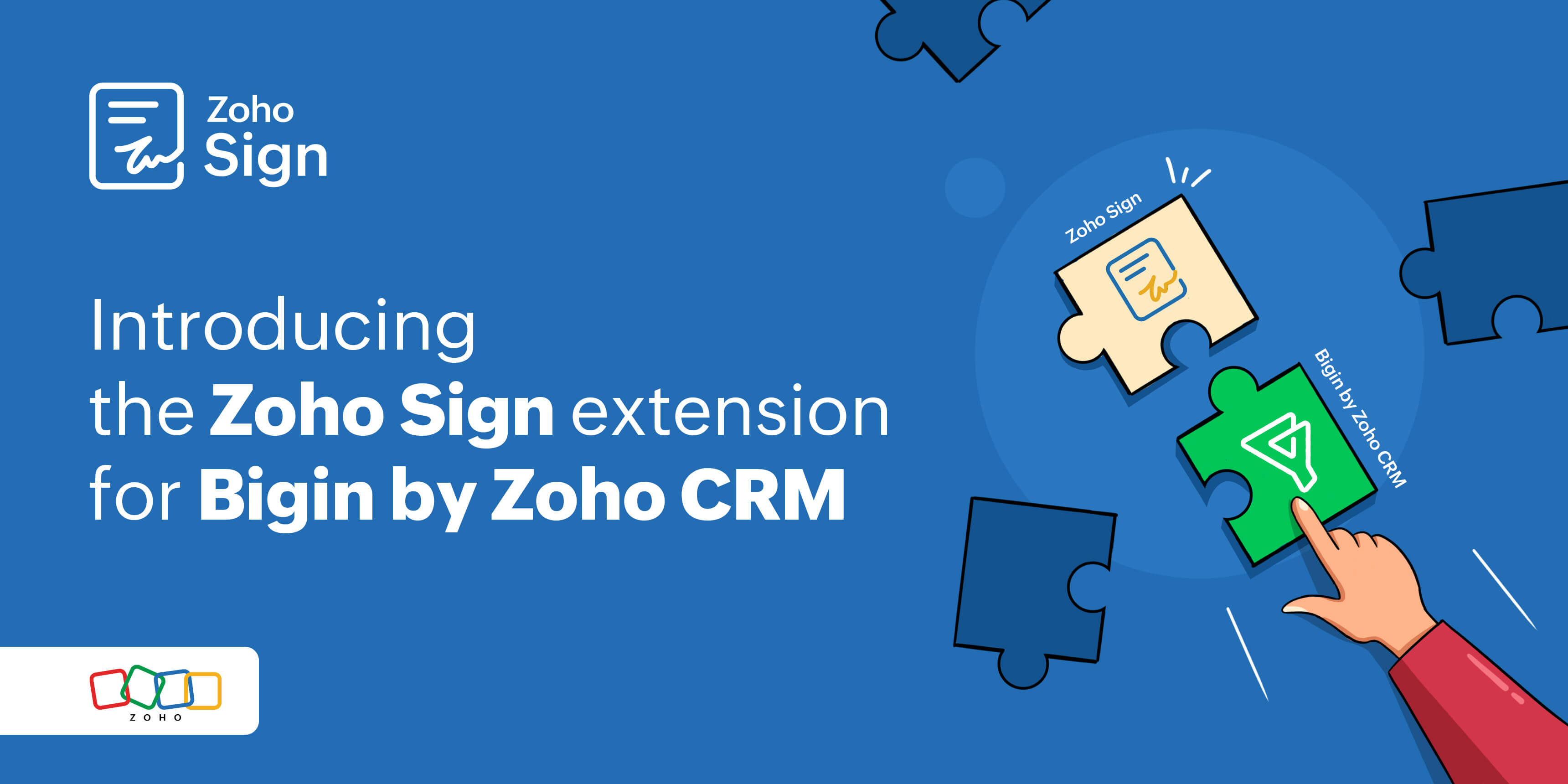 Introducing the Zoho Sign extension for Bigin by Zoho CRM