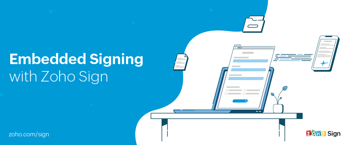 Embedded signing with Zoho Sign