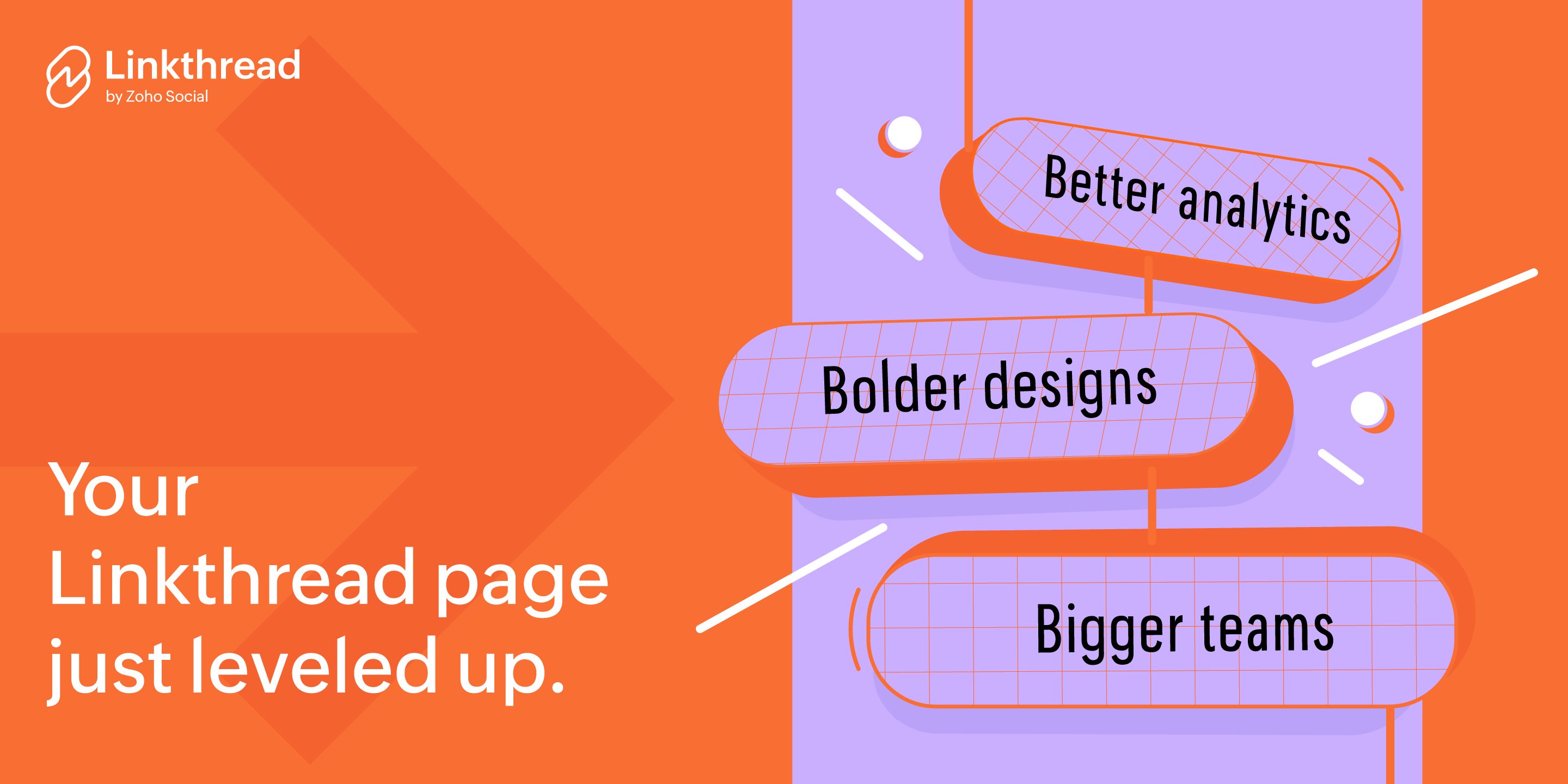 Your Linkthread page just leveled up! Better analytics, bolder designs, bigger teams.