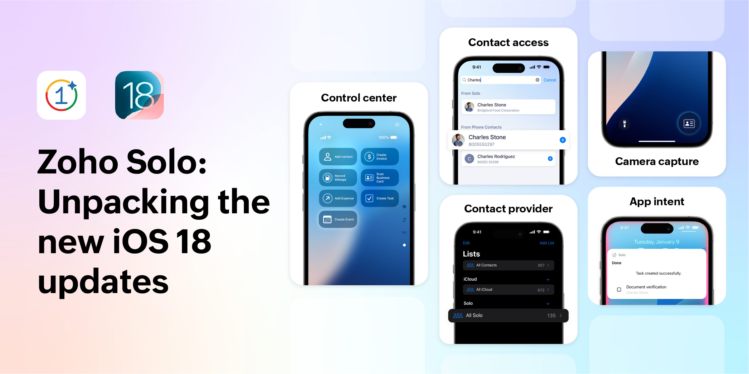 Zoho Solo: Unpacking the new iOS 18 updates