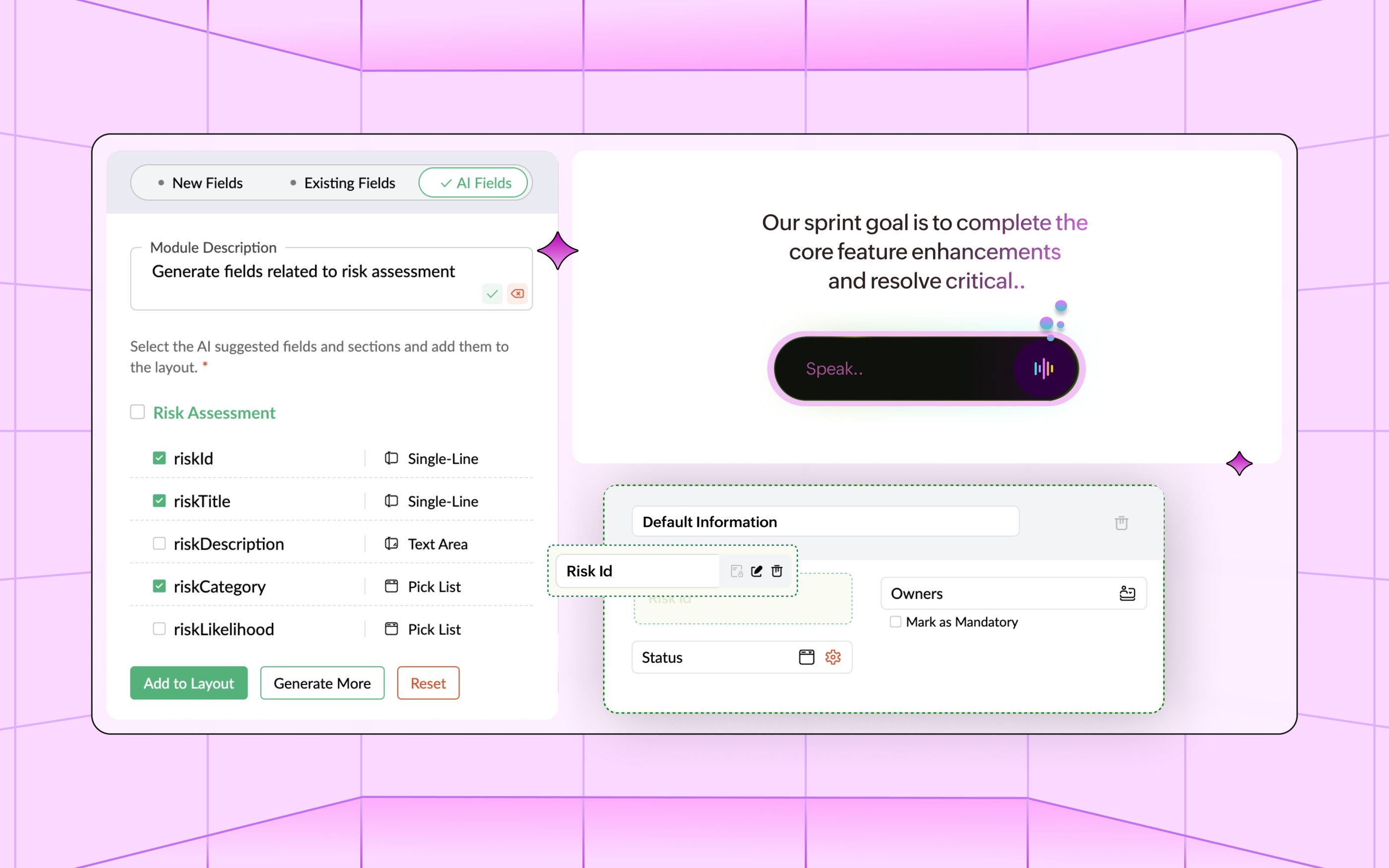 Zoho Sprints 3.0 AI enhancements