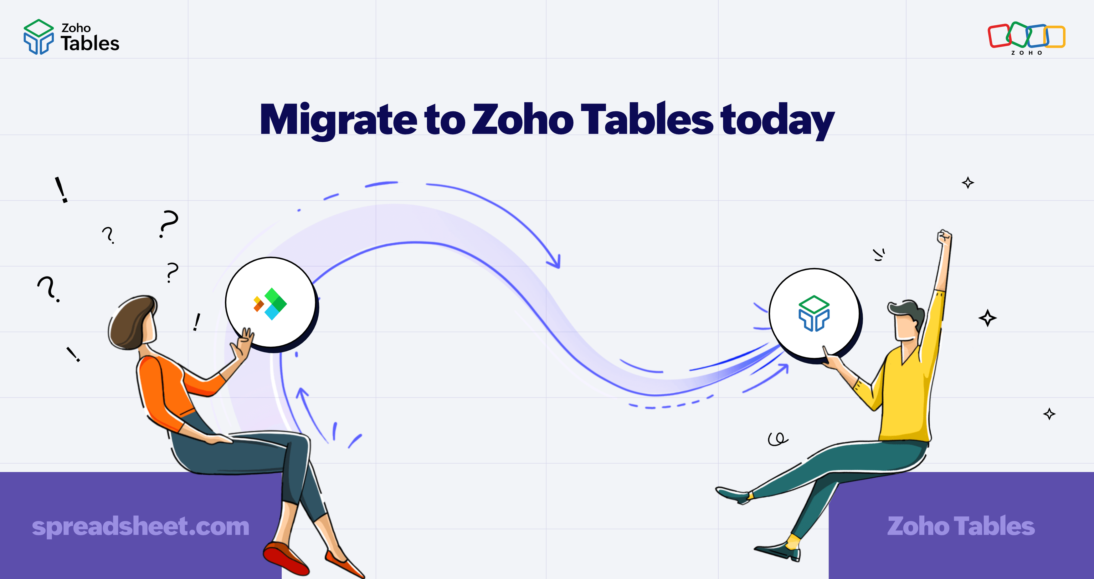 Migrate from spreadsheet.com to Zoho Tables