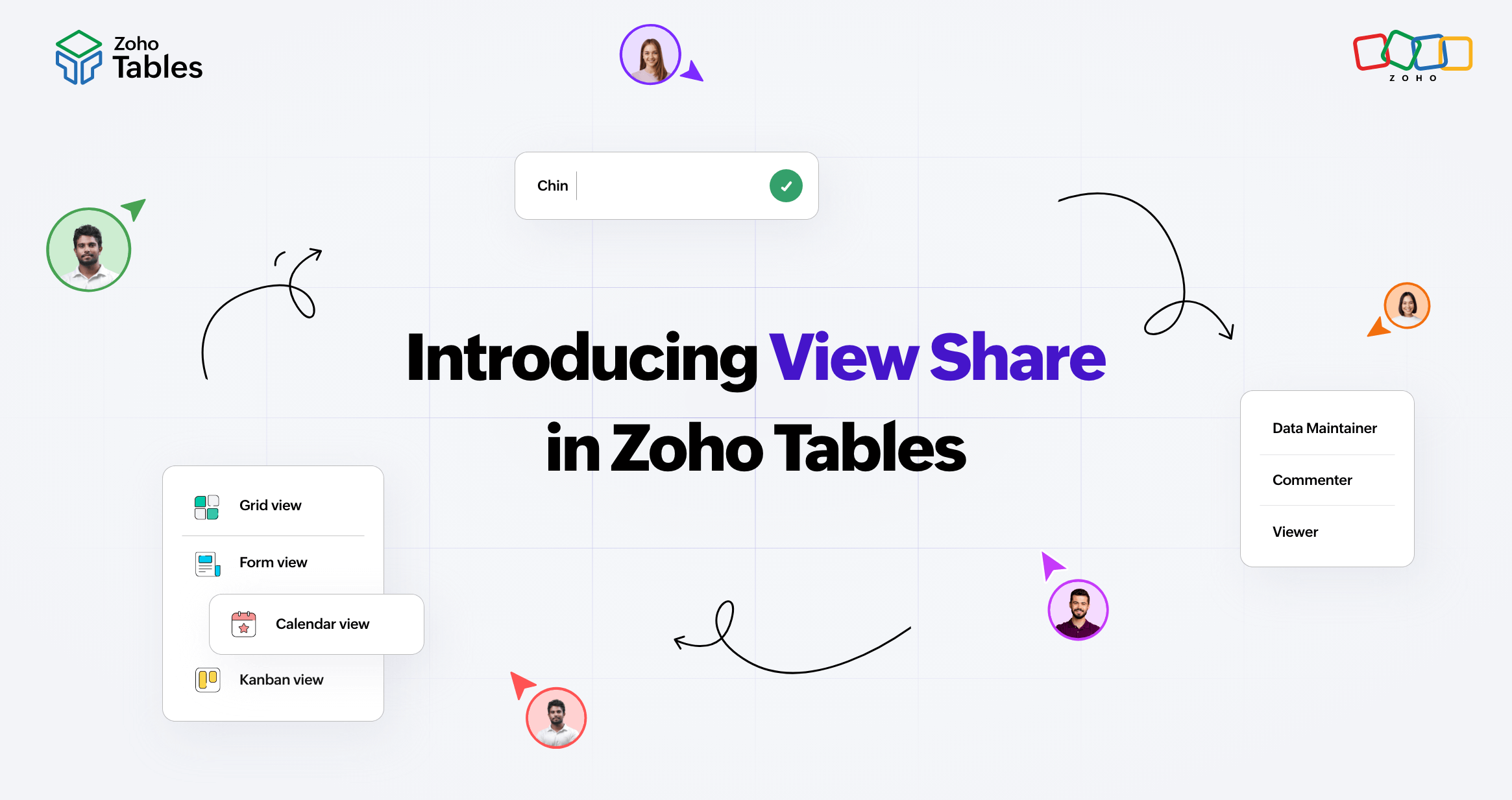 Introducing View Share in Zoho Tables