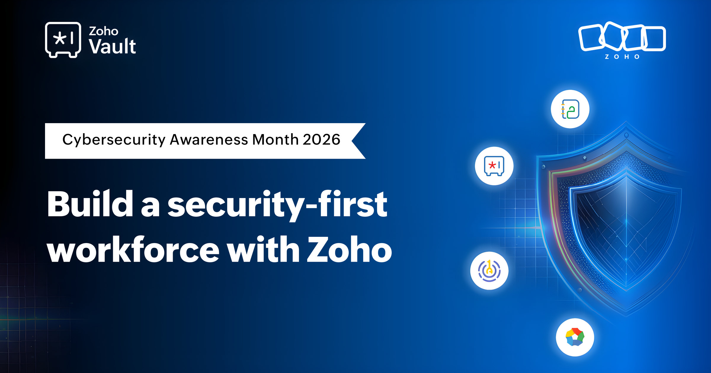 Cybersecurity Awareness Month 2026: Build a security-first workforce with Zoho 