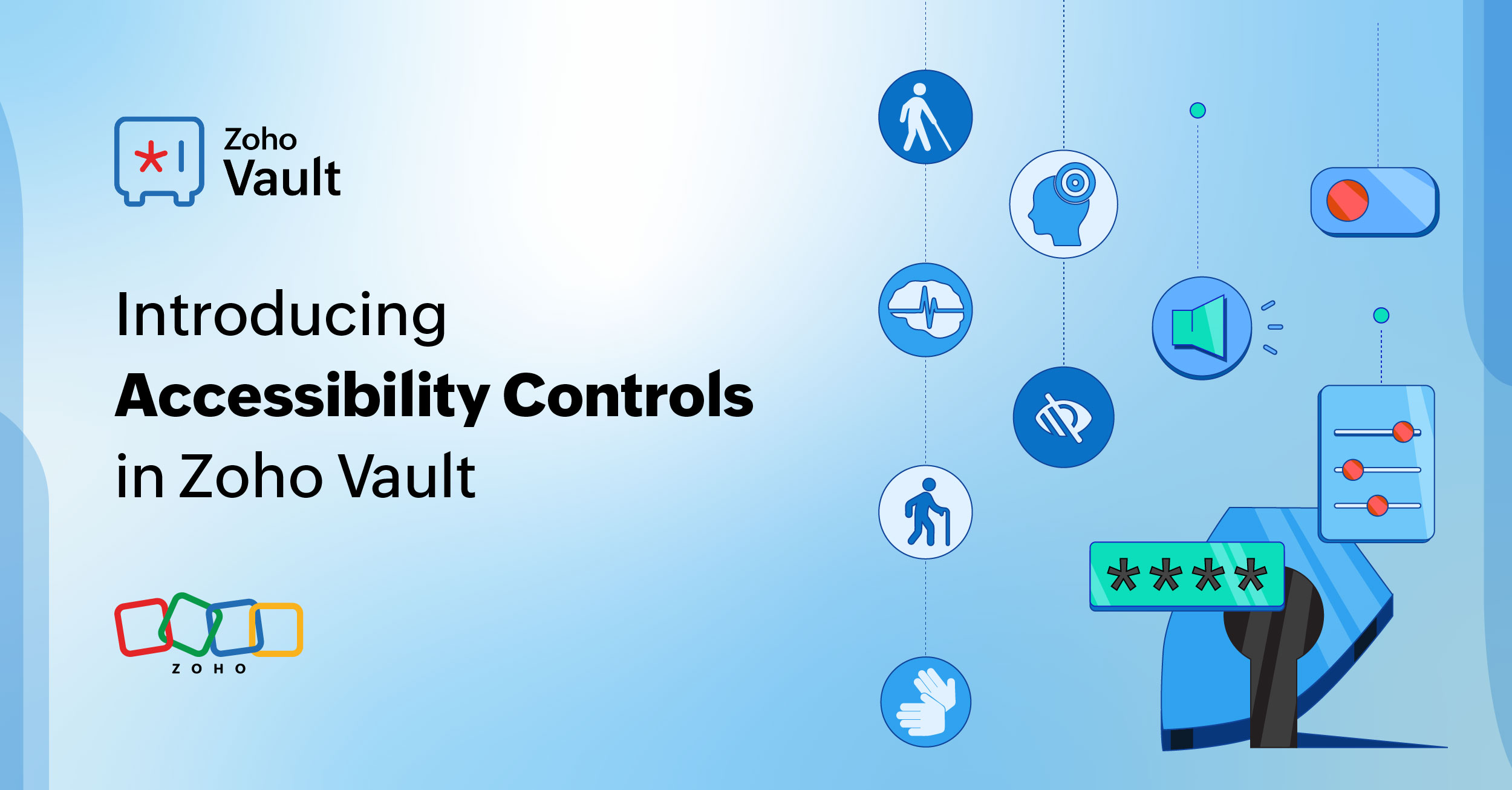 Introducing Accessibility Controls in Zoho Vault