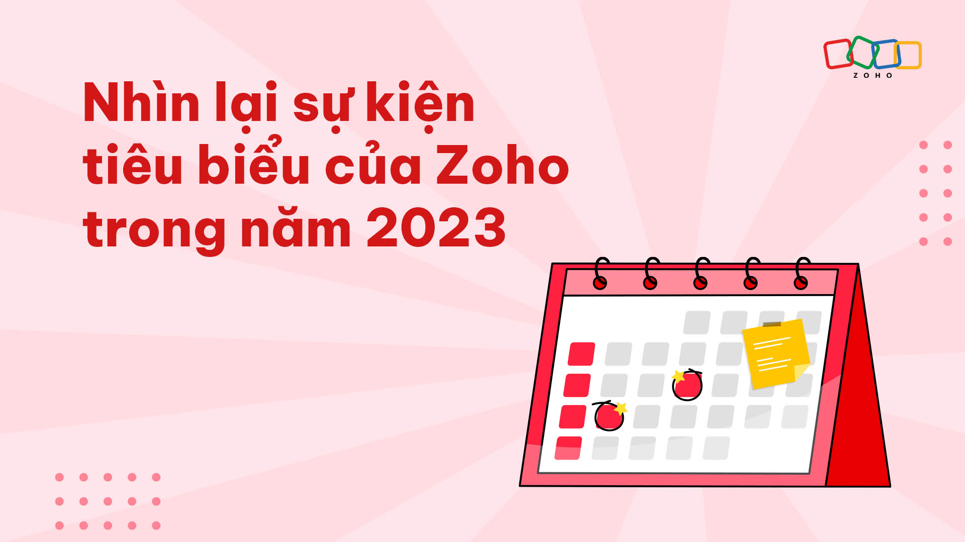 Zoho 2023: Sáng tạo, kết nối và tự do công nghệ