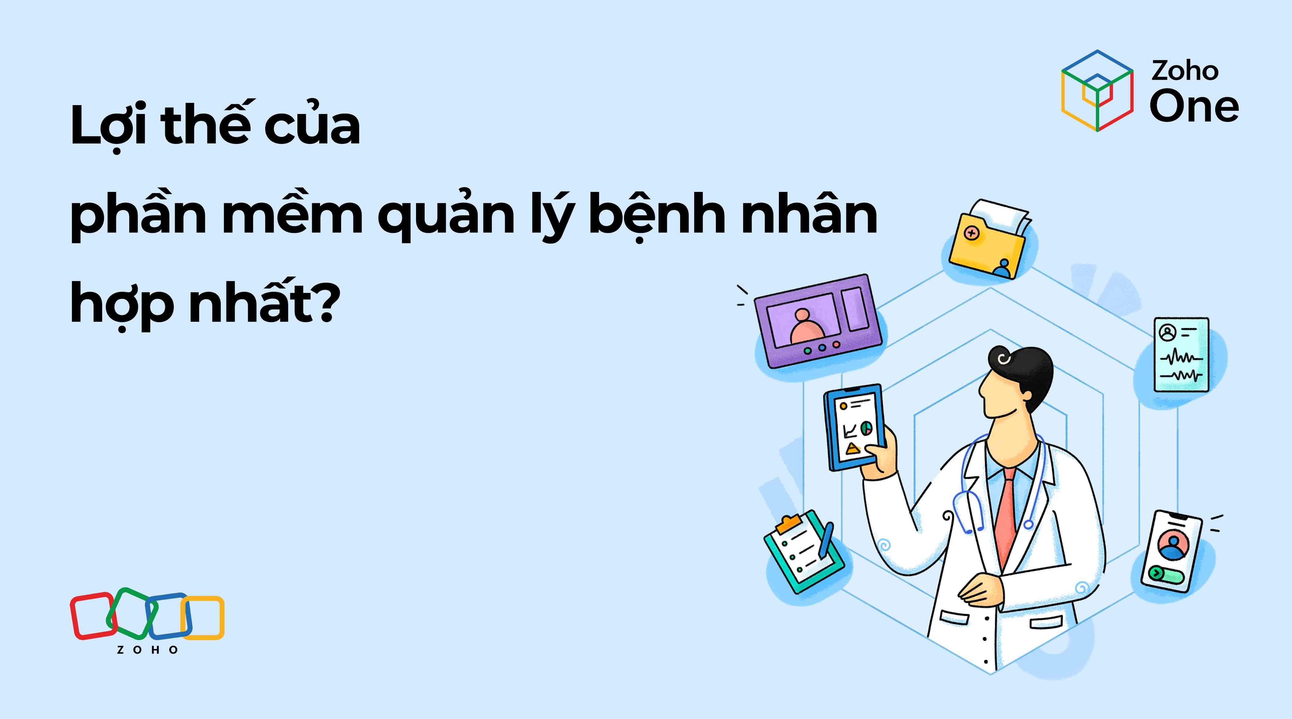 Lợi thế của phần mềm quản lý bệnh nhân hợp nhất