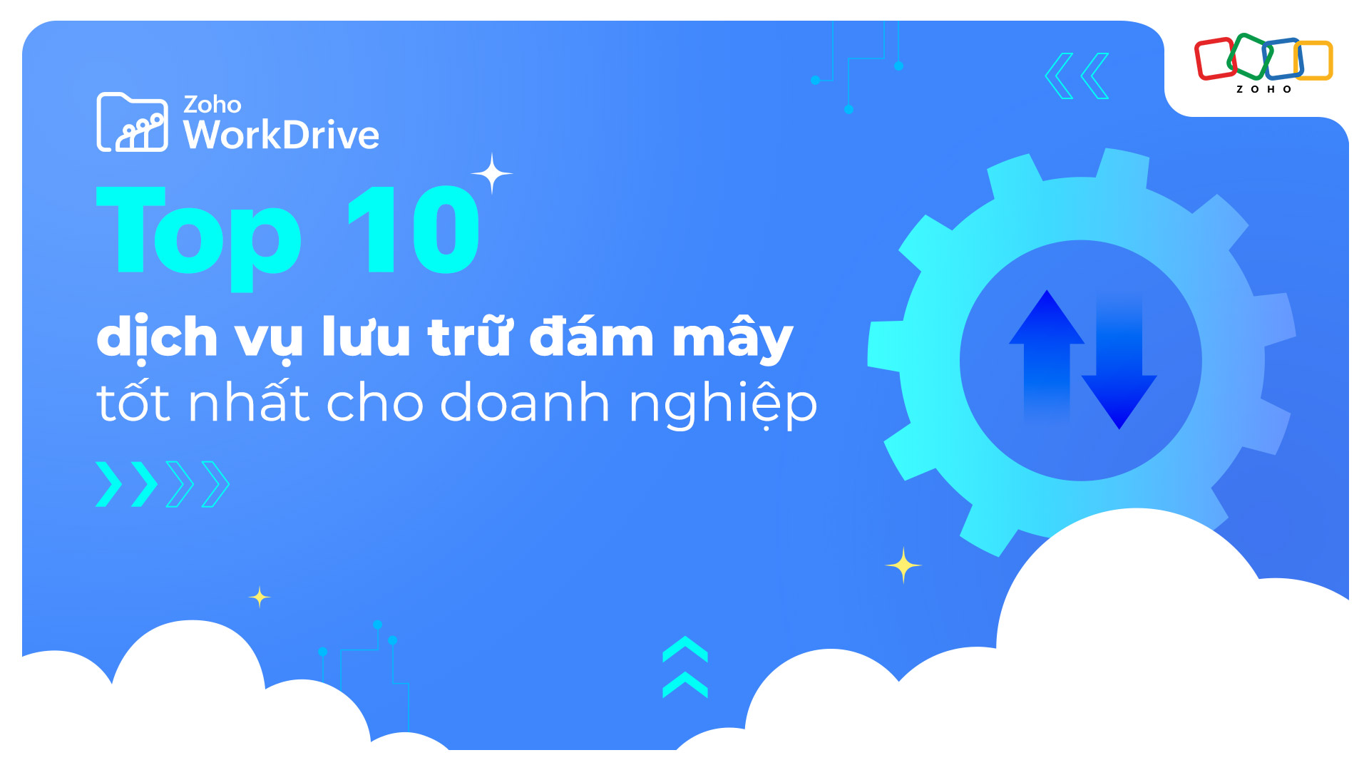 Top 10 dịch vụ lưu trữ đám mây tốt nhất cho doanh nghiệp