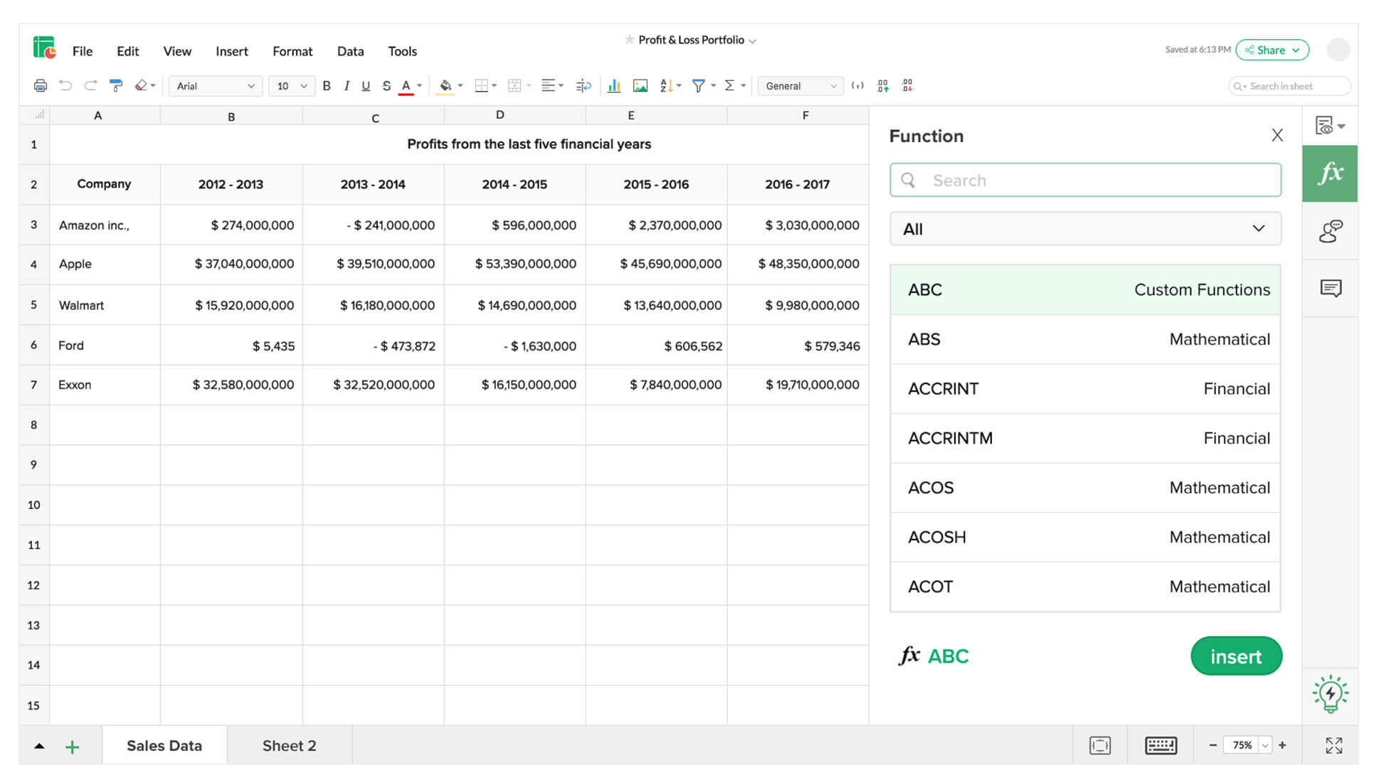 phan-mem-phan-tich-du-lieu-zoho-sheet