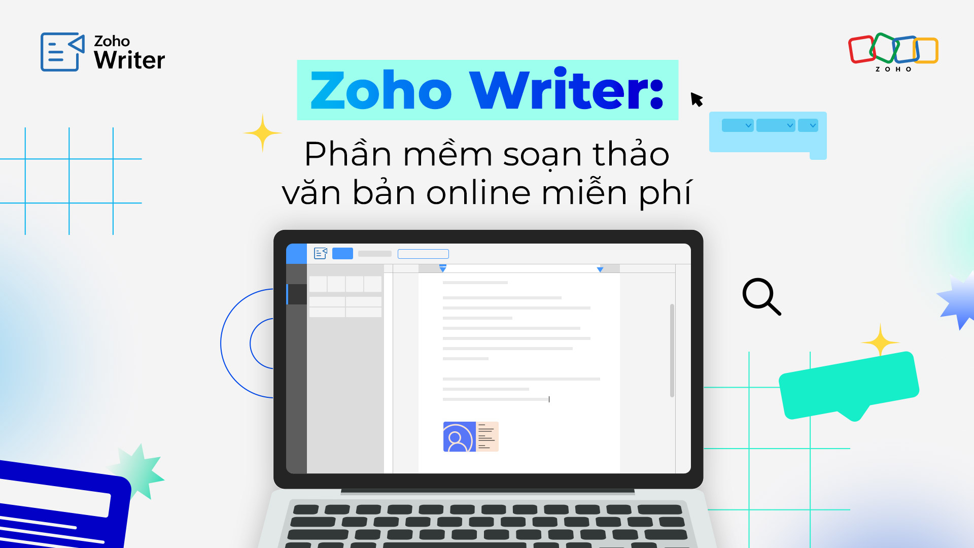 Zoho Writer: Phần mềm soạn thảo văn bản online miễn phí