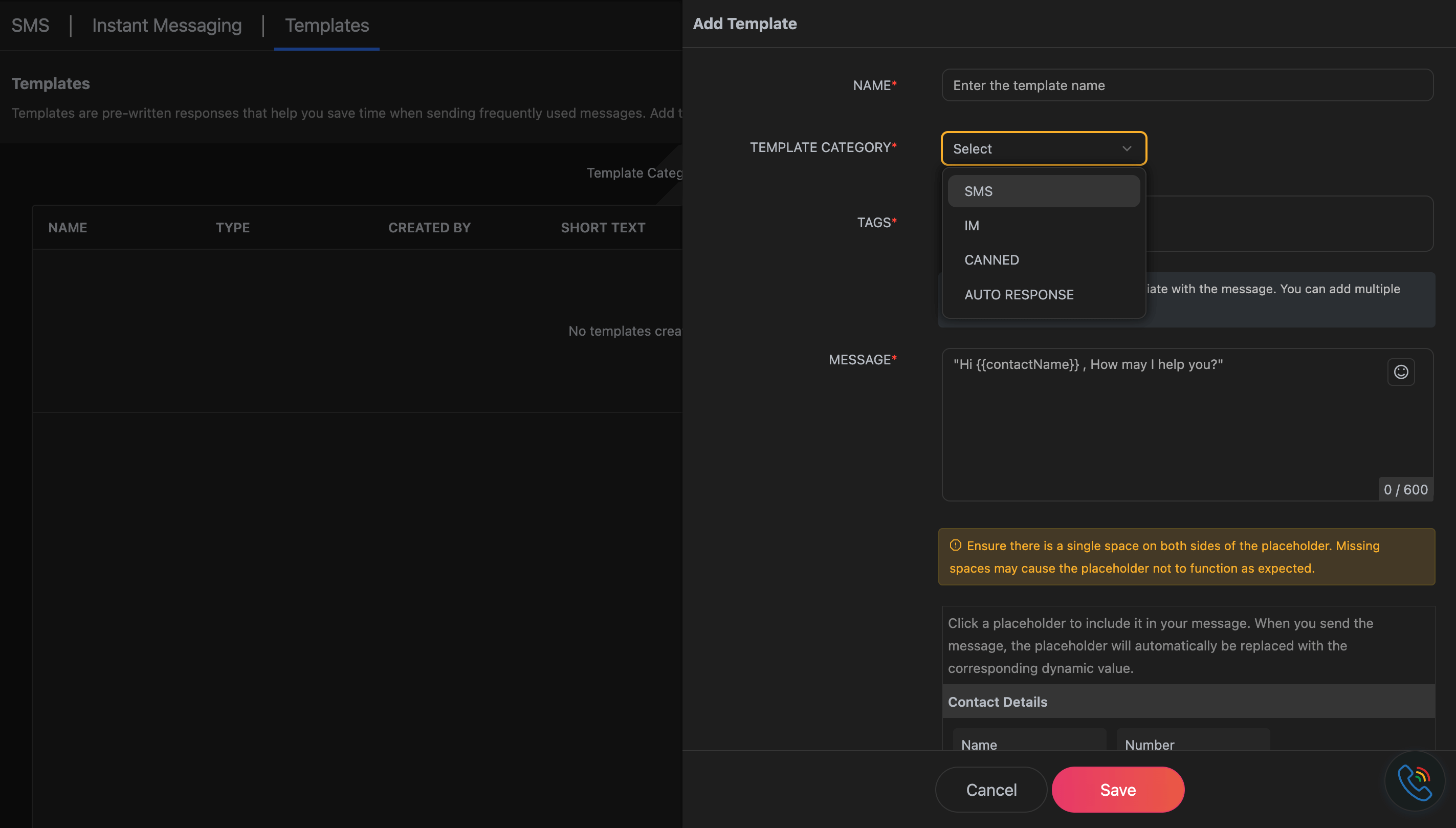 Zoho Voice Templates