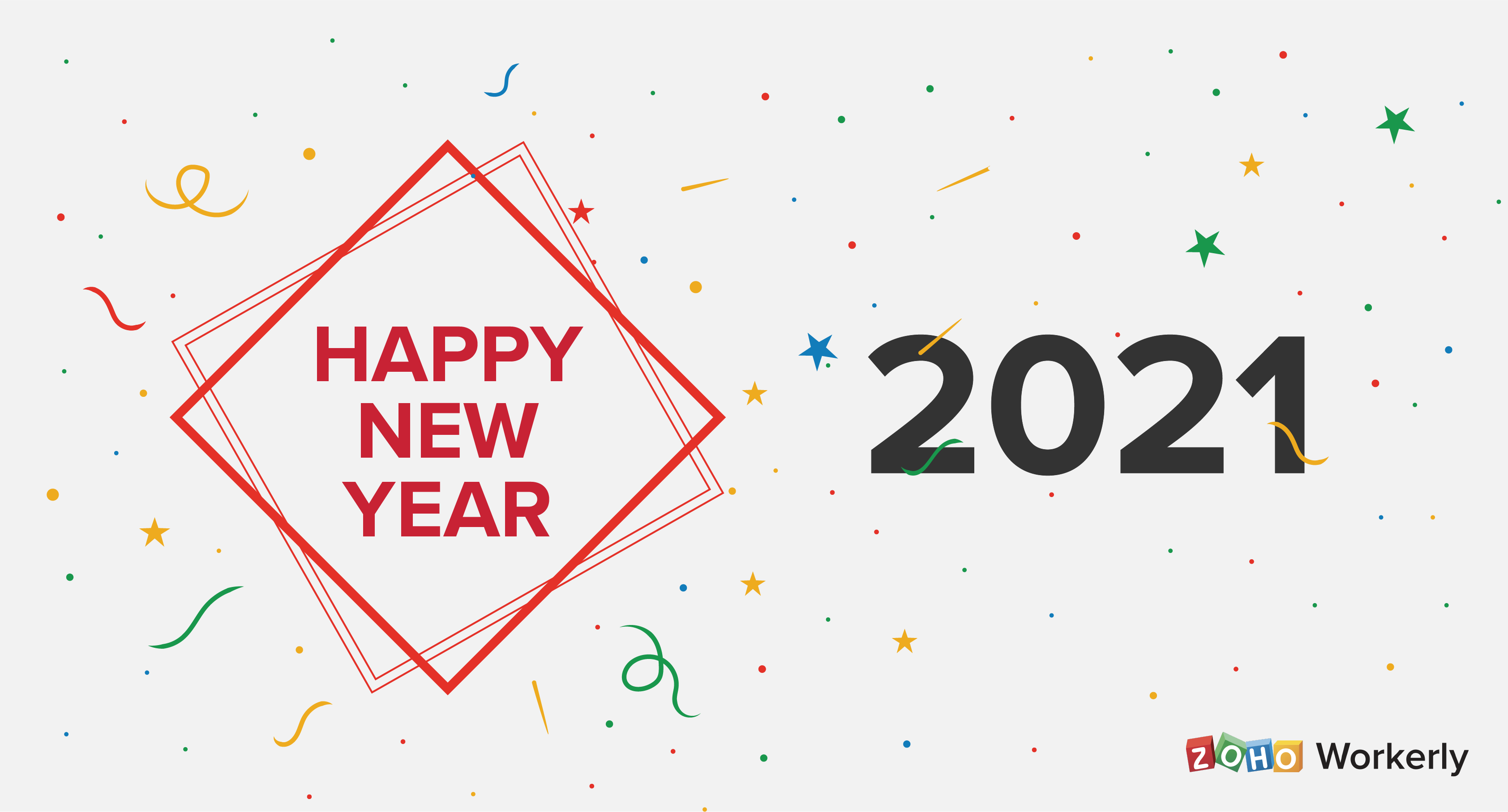 Zoho Workerly wishing a happy new year