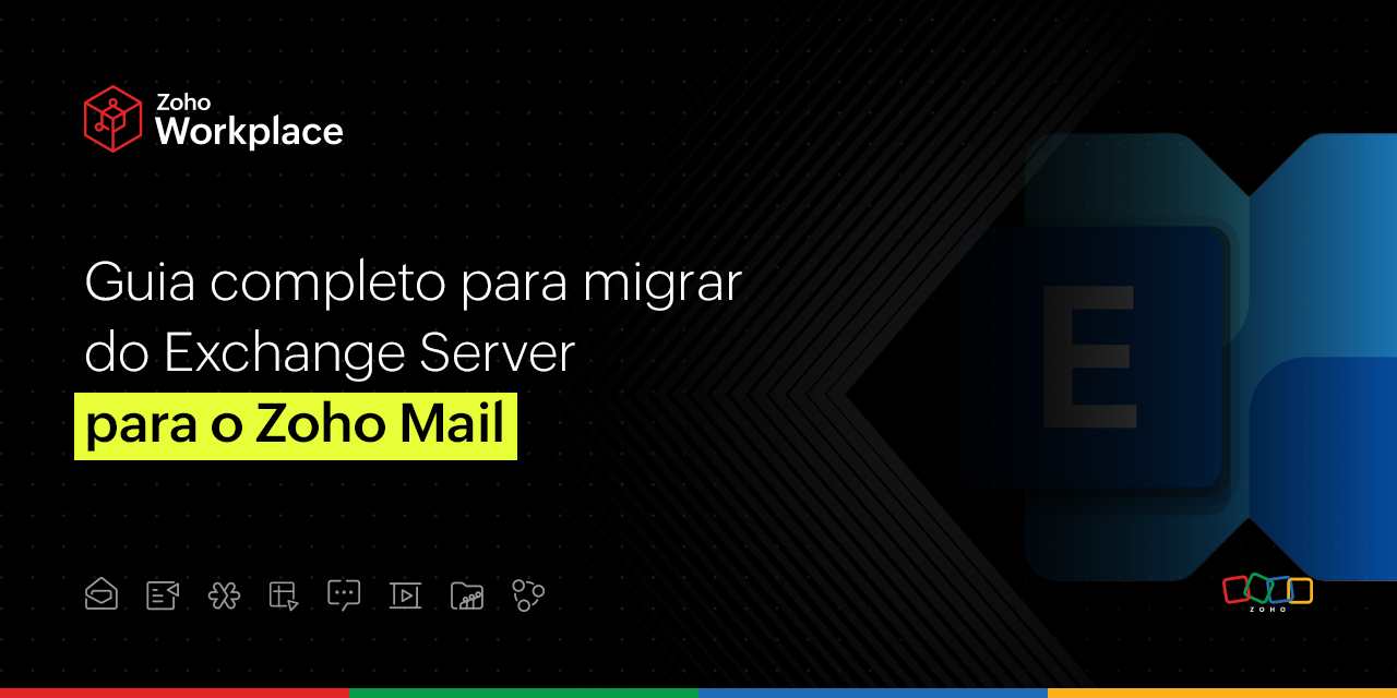 Guia completo para migrar do Exchange Server para o Zoho Mail