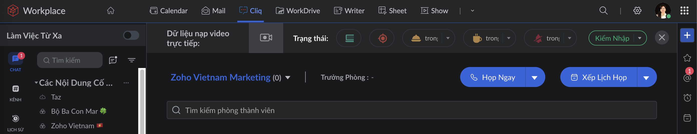 Dieu-chinh-trang-thai-lam-viec-cung-Zoho-Cliq