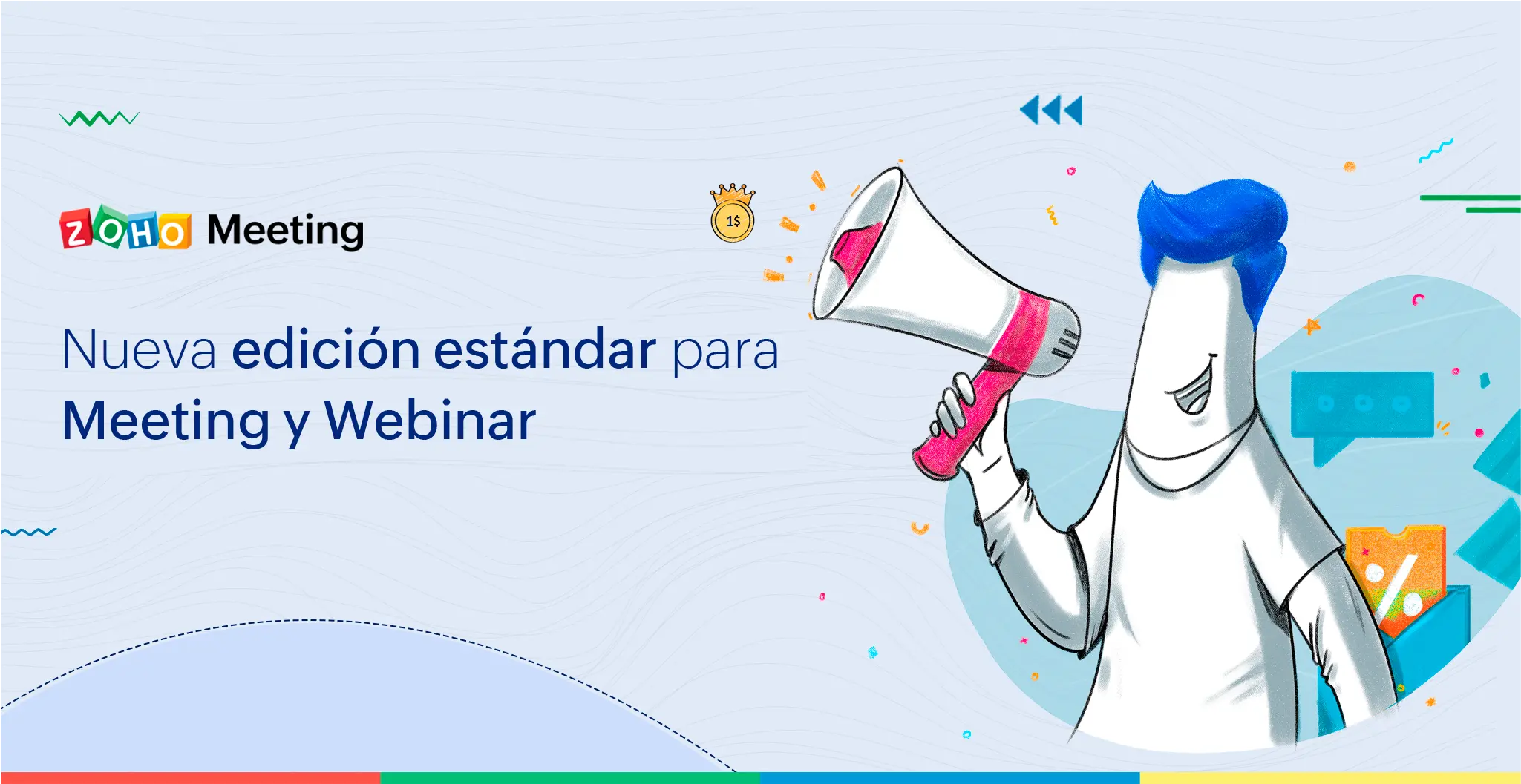 A partir de $1 USD: Nueva edición Estándar de Zoho Meeting