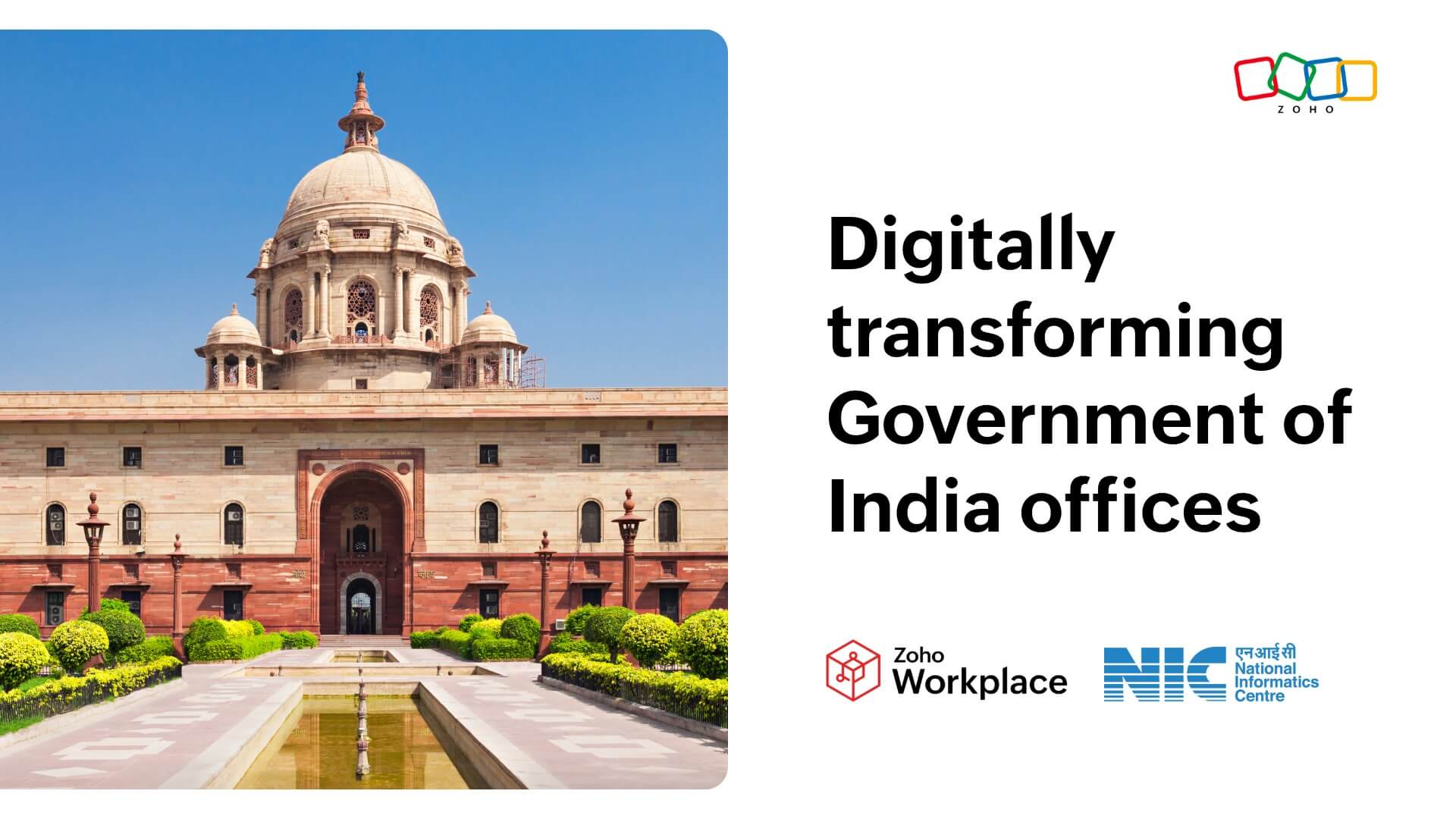 Zoho Workplace for Government of India