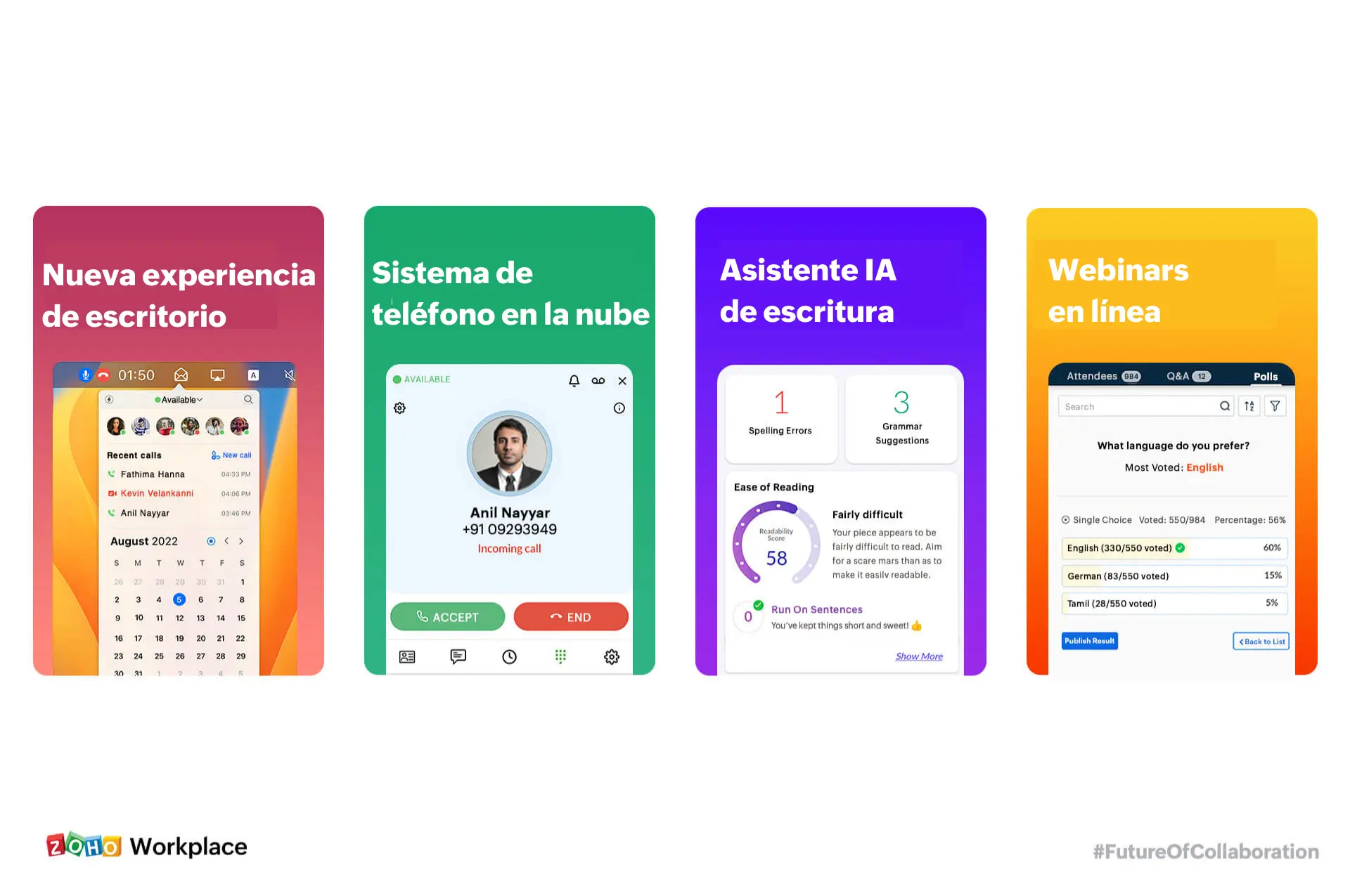 El futuro de Zoho Workplace: Trident, un sistema telefónico y más