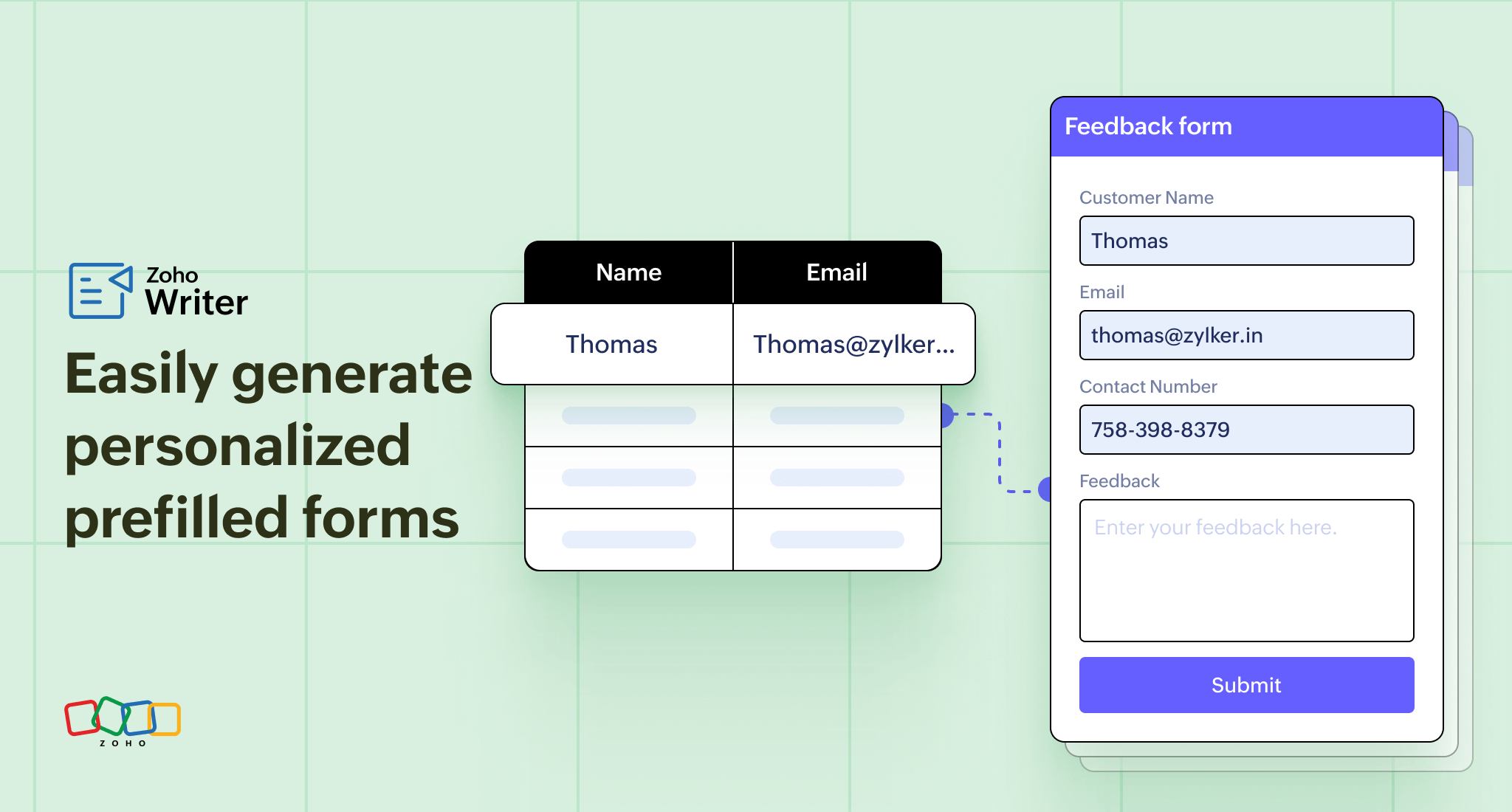 Enhance business productivity with automatic prefilled form generation