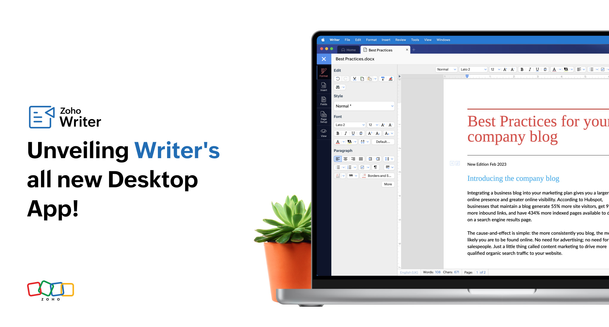 Wondering how to create and edit DOCX documents without MS Word? Try Writer's all-new desktop app!