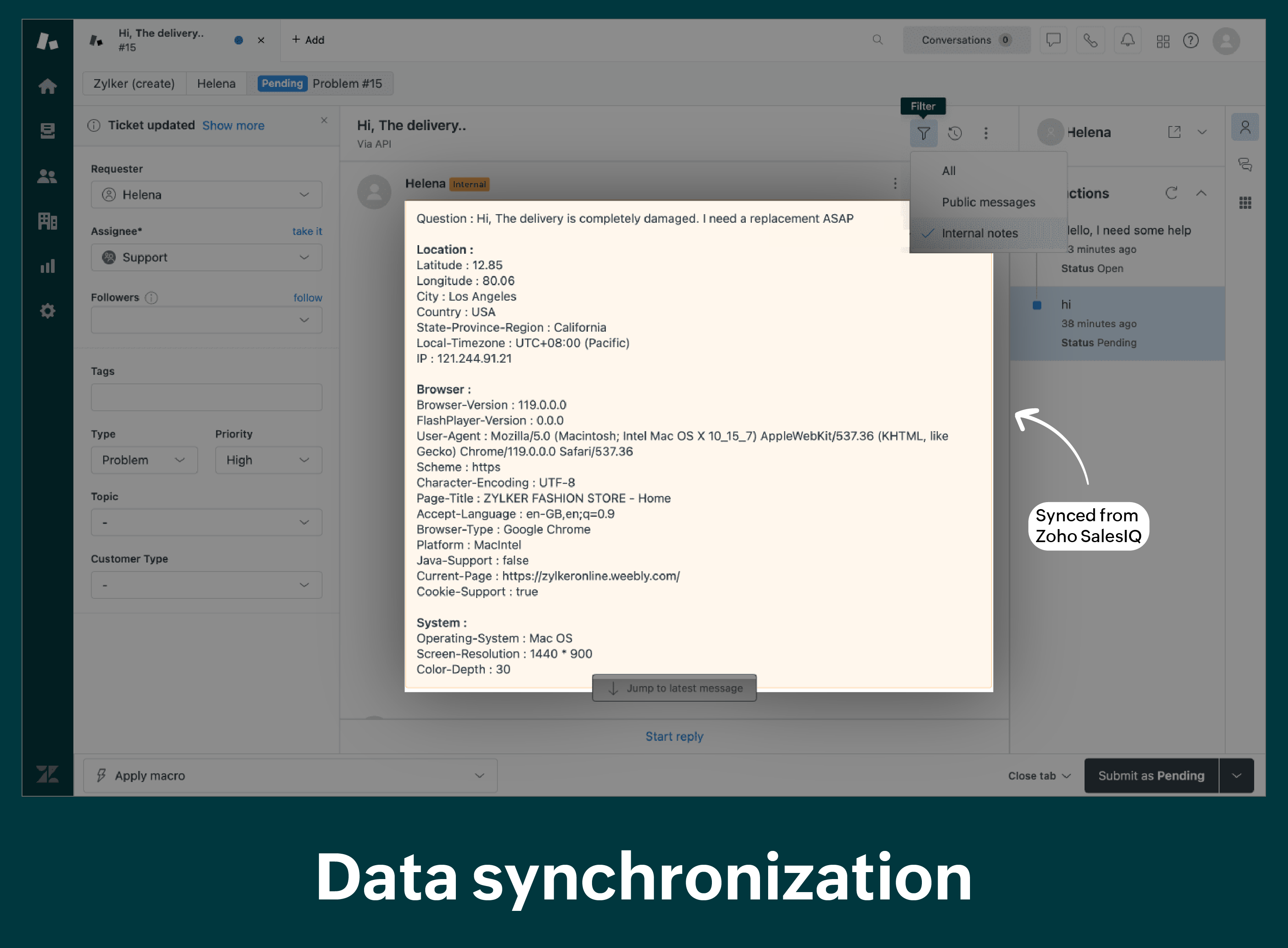 customer data synchronization