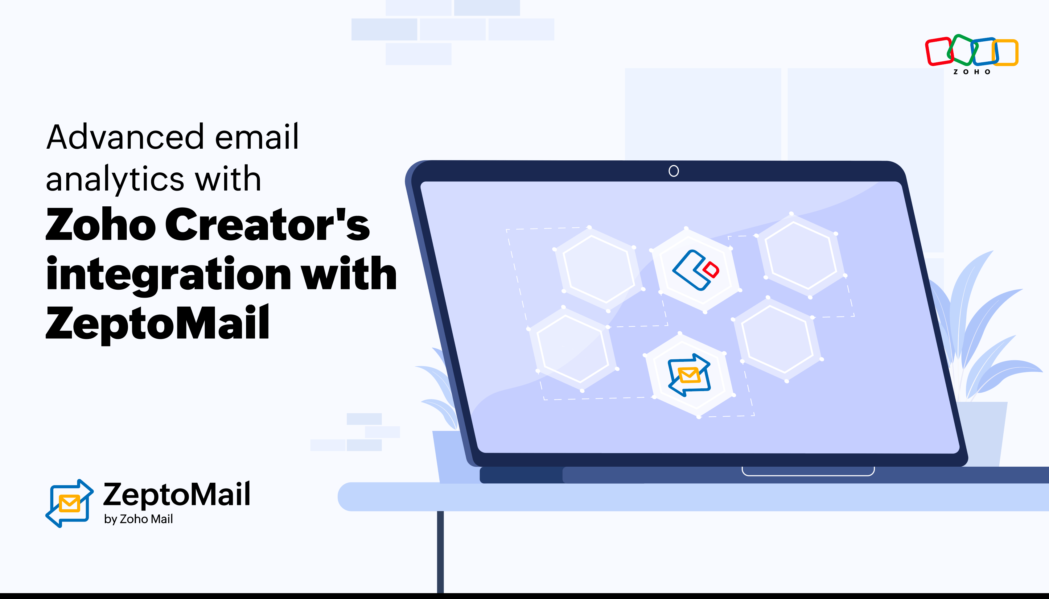 Get more insights into your application emails with Zoho Creator's integration with ZeptoMail