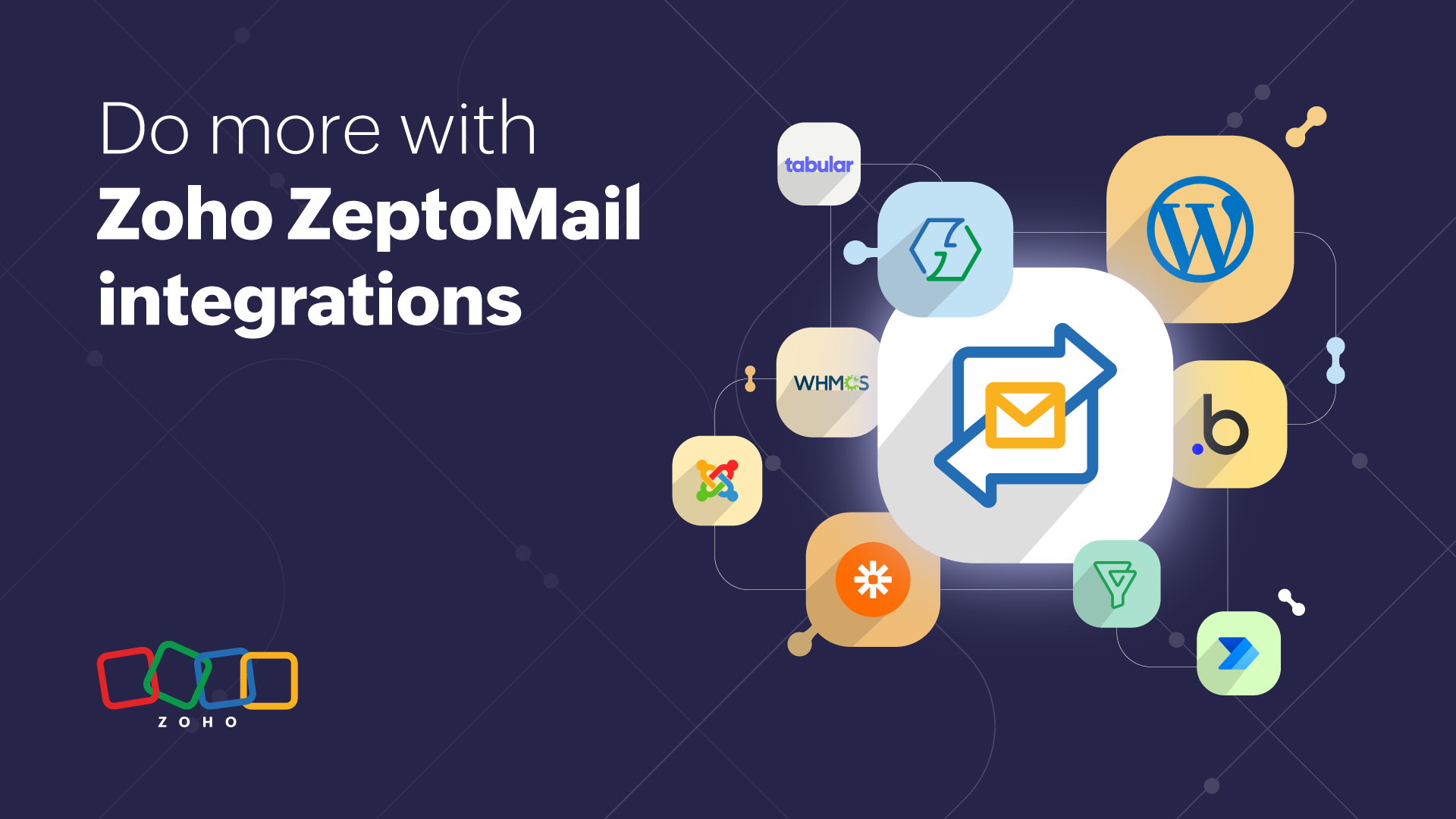 Do more with Zoho ZeptoMail integrations